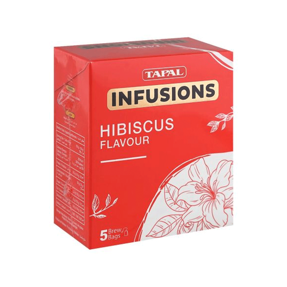 Tapal Infusions Hibiscus Flavour 5brew Bags