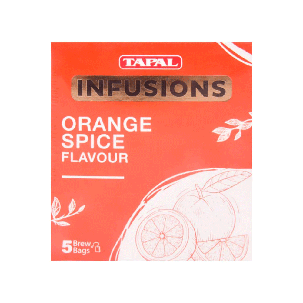 Tapal Infusions Organe Spice Flavour 5brew Bags