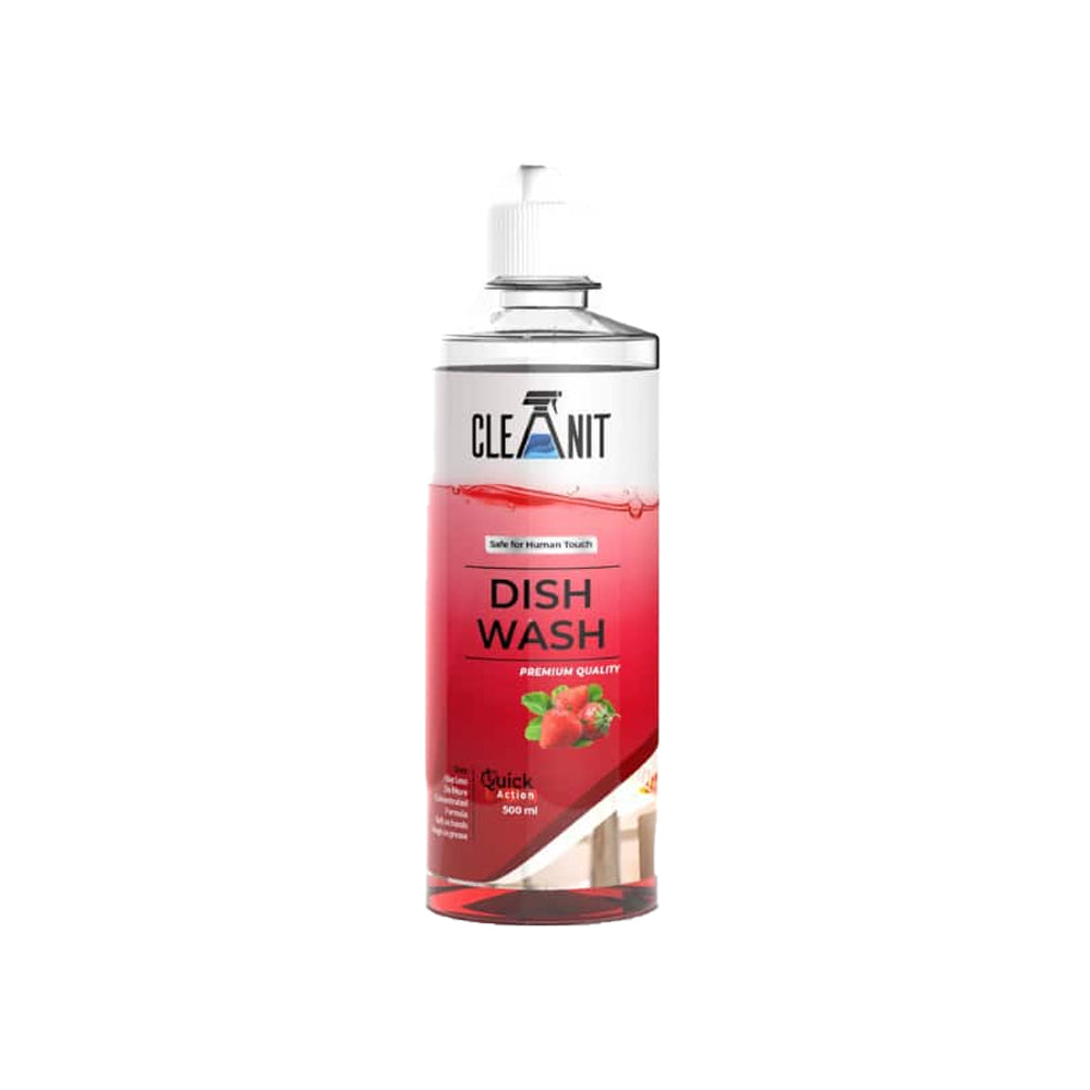 Cleanit Dish Wash Strawberry Bottle 500ml
