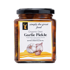 Simply The Great Food Organic Garlic Pickle 400g