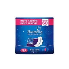 Butterfly Breathables Maxi Thick Long Pads 32s