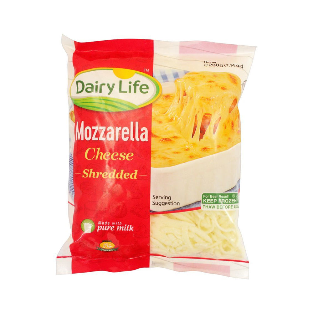 Dairy Life Mozzarella Cheese - Shredded 200g