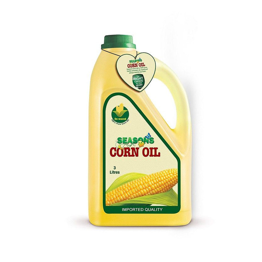 Season Corn Oil 3ltr Bottle