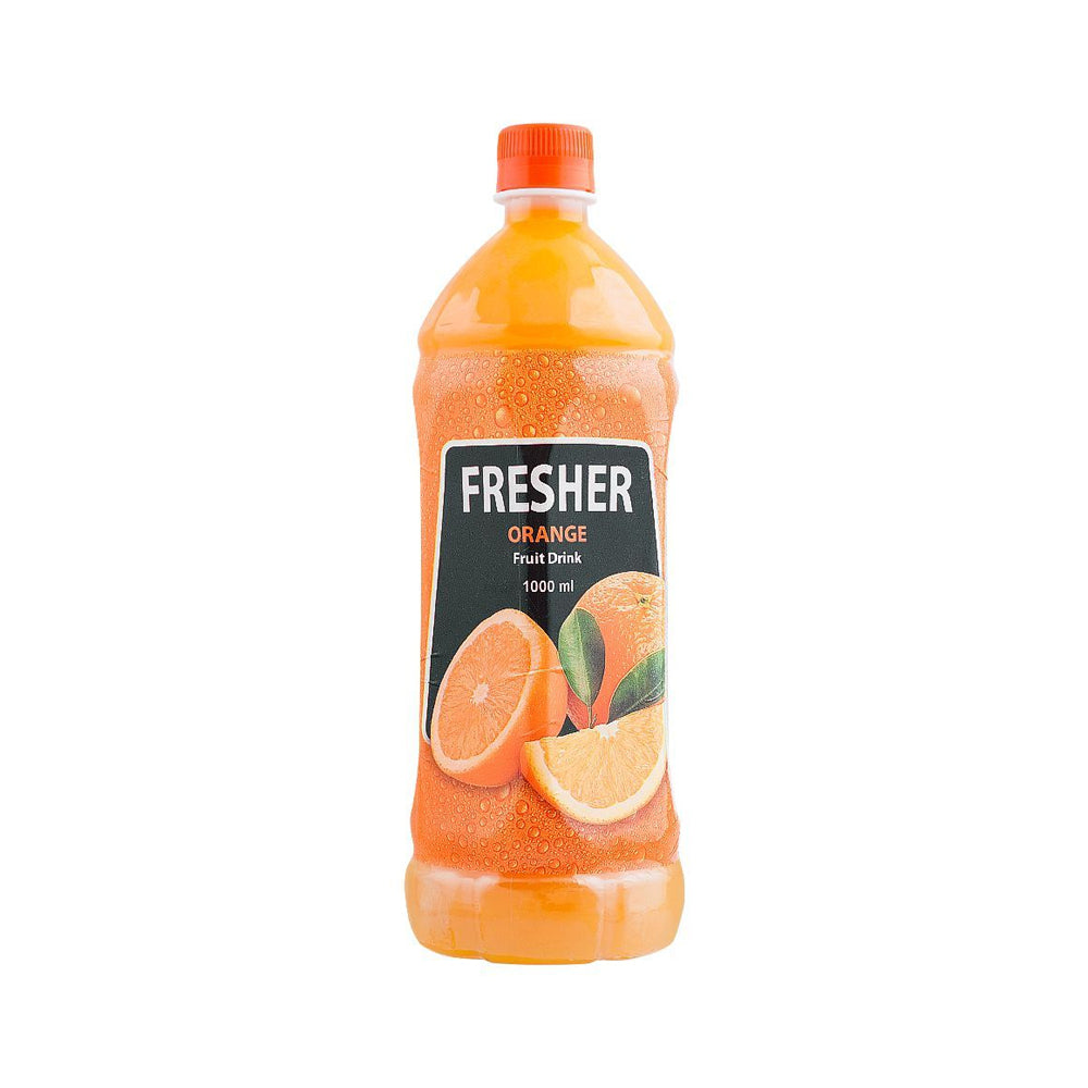 Fresher Orange Fruit Drink 1000ml Bottle