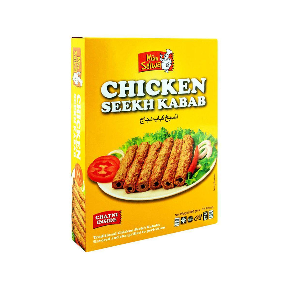 Mon Salwa Chicken Seekh Kabab 12s 360g