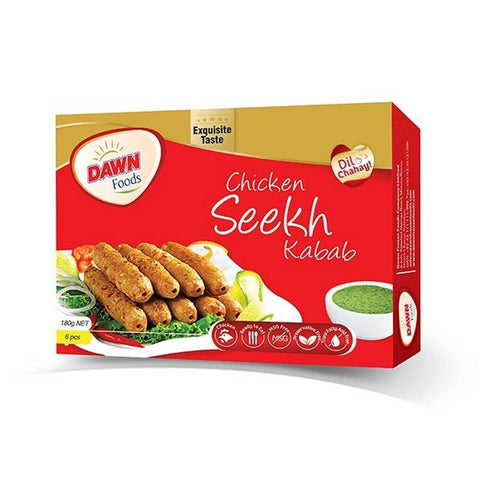 Dawn Chicken Seekh Kabab 6s 180g