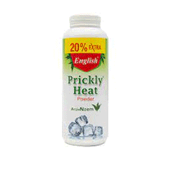 English Prickly Heat Powder Activ Neem 110g