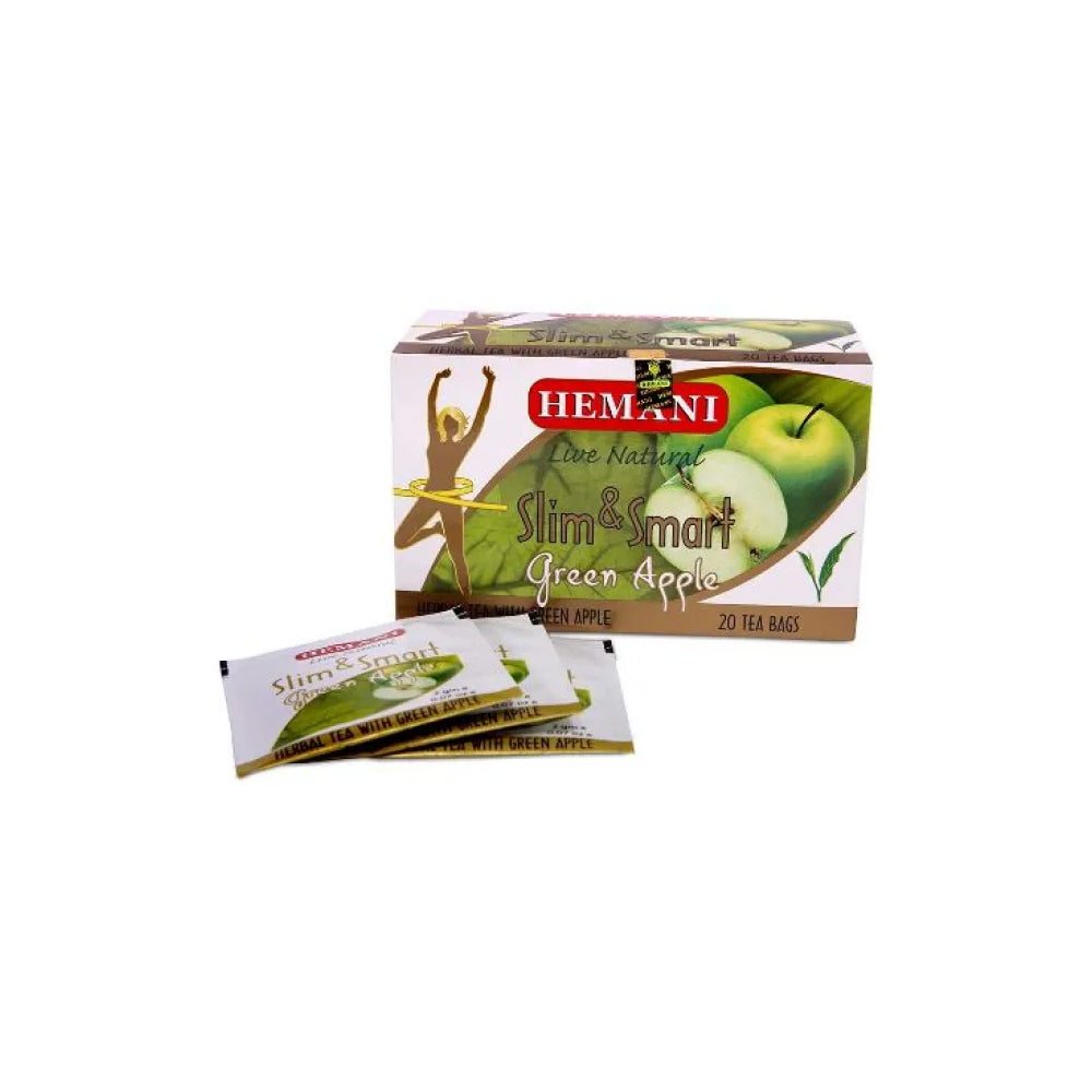 Hemani Teabags Green Apple 40s