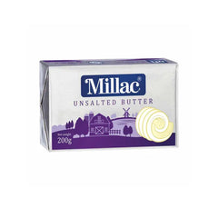 Millac Butter Unsalted 200gm