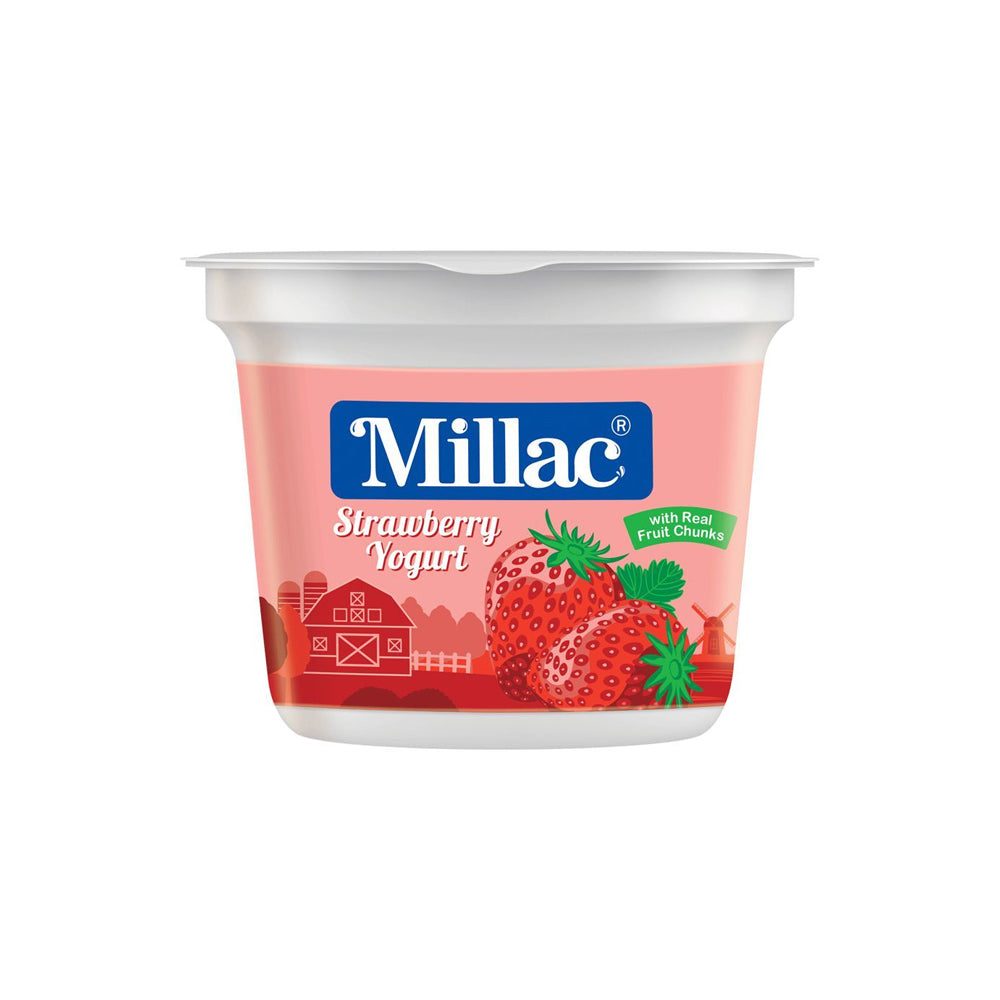 Millac Fruit Strawberry Yogurt 250gm