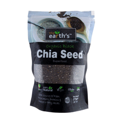 The Earth's Organic Black Chia Seed 275g