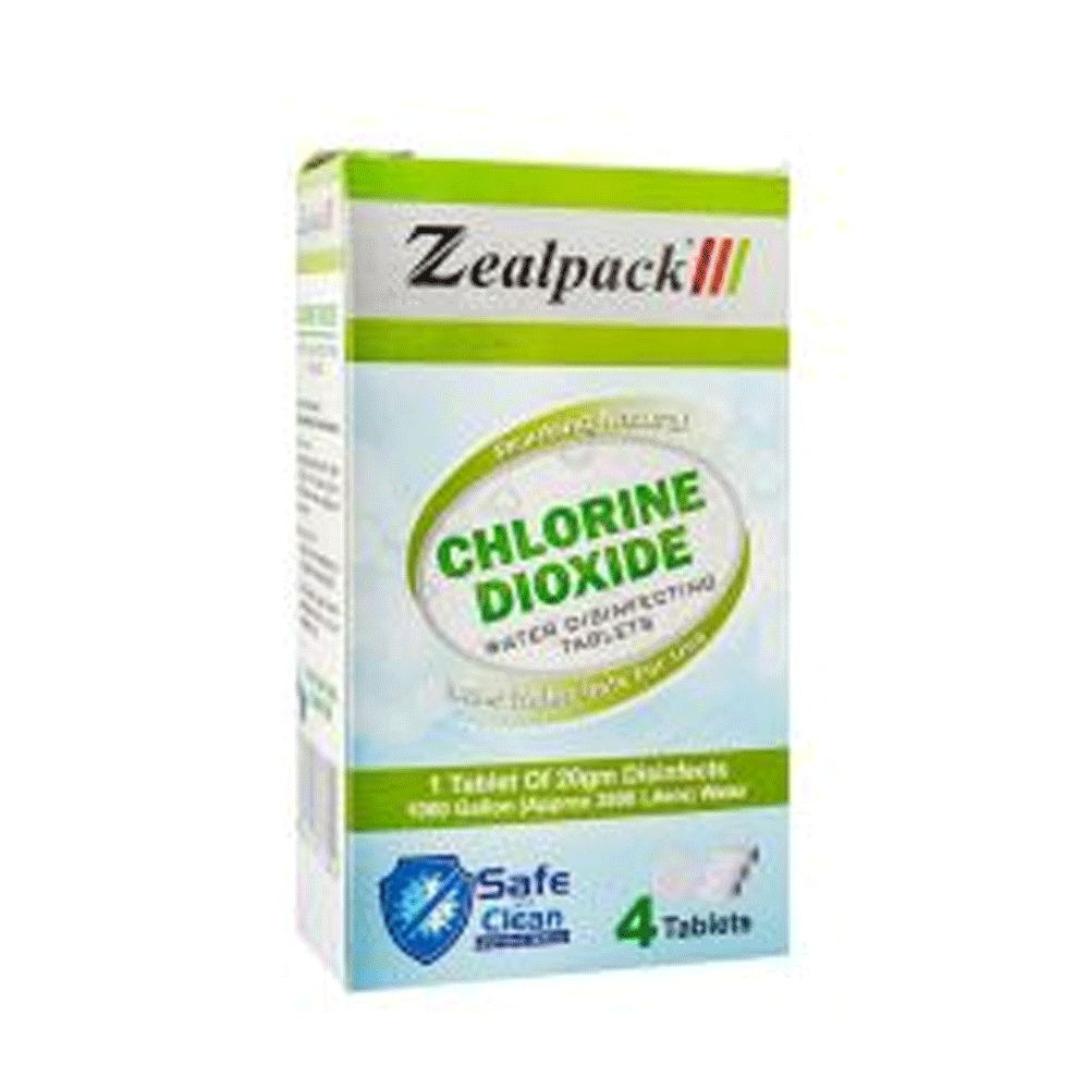 Zealpack Chlorine Dioxide Water Tablets 4s