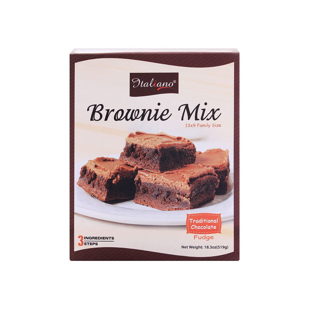 Italiano Brownie Mix Milk Chocolate Fudge 519g
