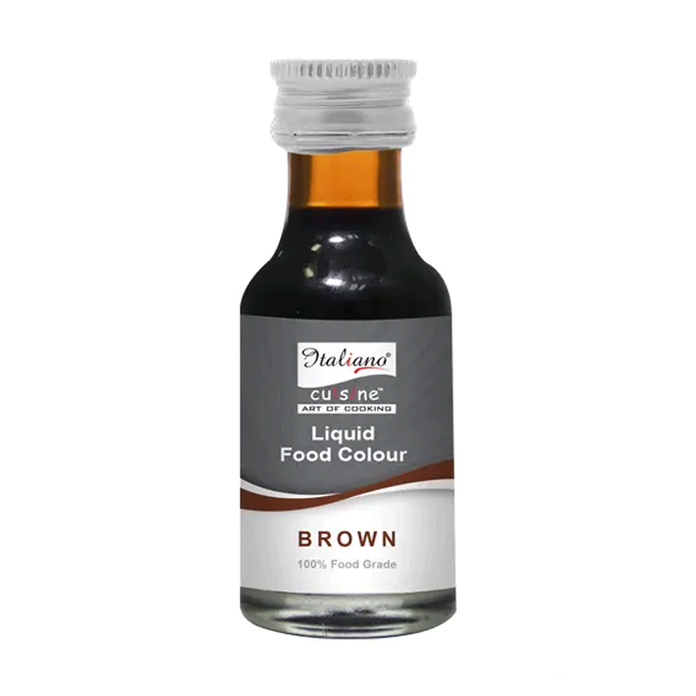 Italiano Brown Liquid Food Colour 25ml