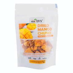 The Earth's Dried Mangoes Chunks 75gm