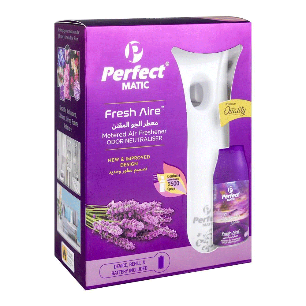 Perfect Matic Lavender Garden Air Freshener Dispenser