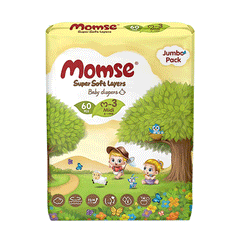 Momse Jumbo Pack Midi-3 Baby Diapers 60pcs