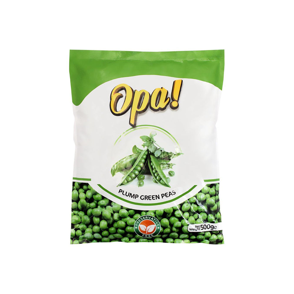 Opa Plump Green Peas 500g