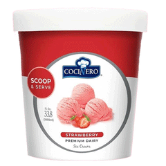 Cocinero Ice Cream Strawberry 1liter