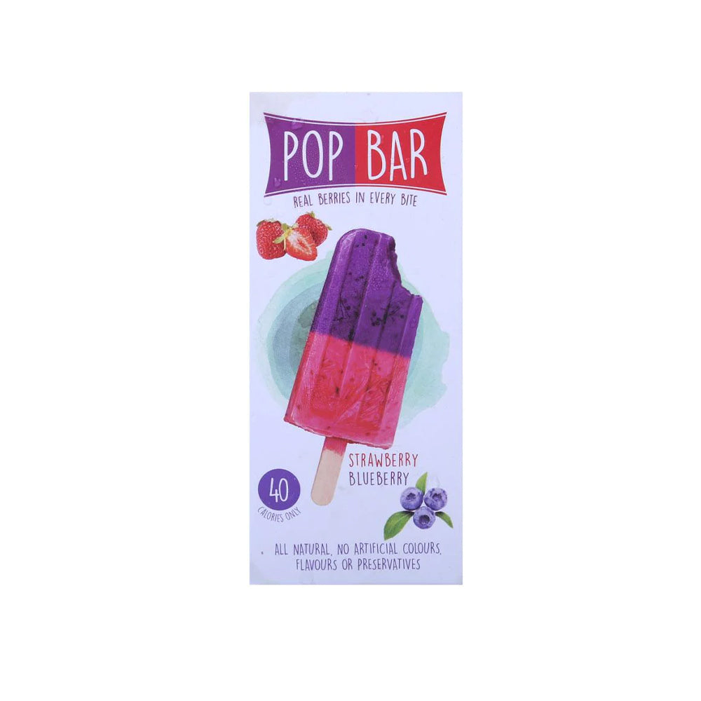 Pop Bar Strawberry Blueberry Ice Creams 80gm
