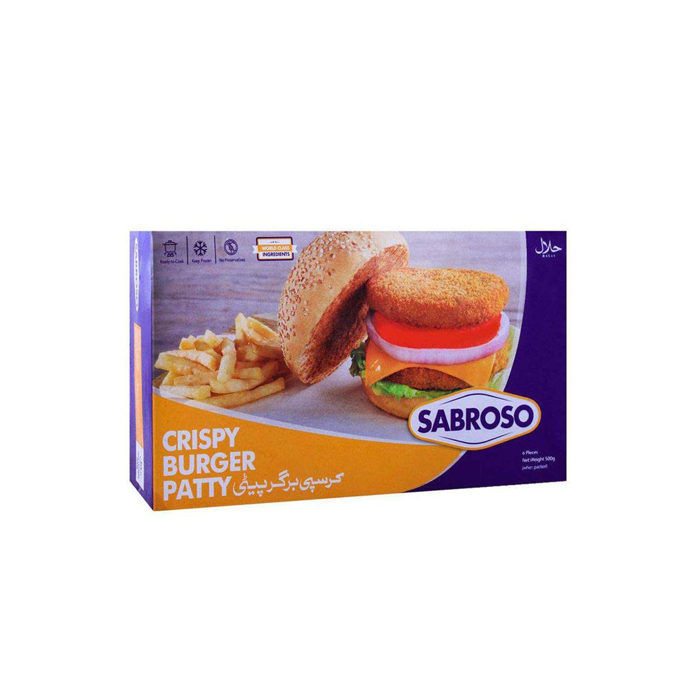 Sabroso Crispy Burger Patty 6s 500g