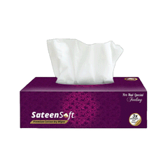 Sateen Soft Jumbo Tissue Box