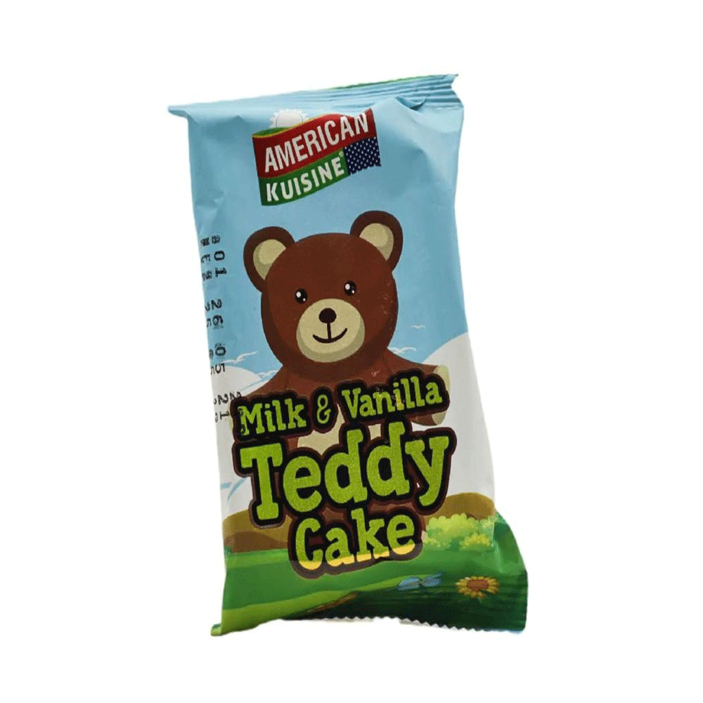 American Cuisine Milk & Vanilla Teddy Cake 28g