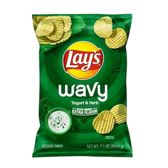 Lays Wavy Yogurt & Herb Extra Flavored Chips Rs30