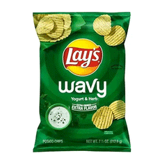 Lays Wavy Yogurt & Herb Extra Flavored Chips Rs70