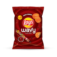 Lays Wavy Texas Bbq Chips 17g