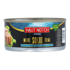 Haut Notch Solid White Tuna In Water & Salt 170g