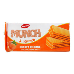 Kraving Munch & Krunch Munch's Orange Flavoured Cream Wafers 75g