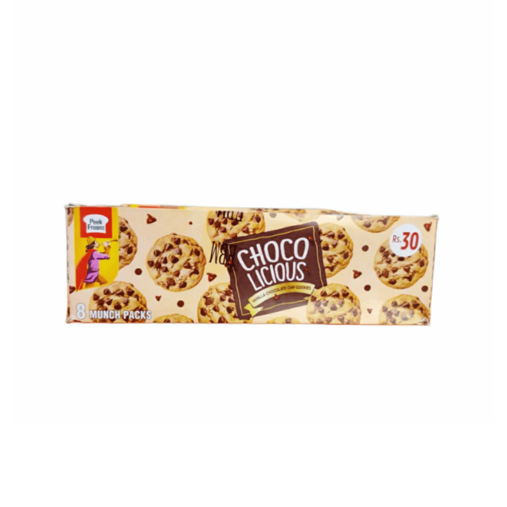 Peek Freans Chocolicious Vanilla Chocolate Chip Cookies Munch Pack