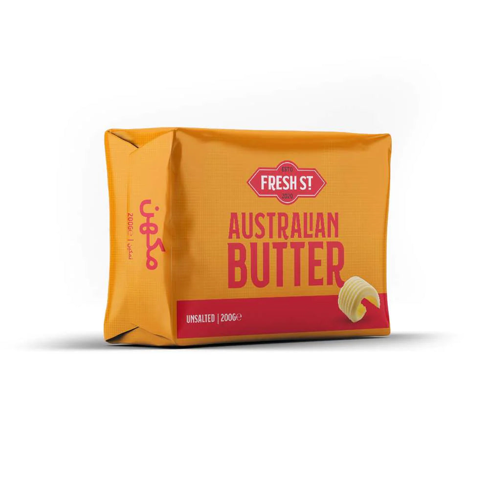 Fresh St Australian Butter Unsalted 200g