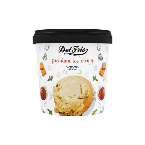 Del Frio Caramel Ice Cream Tub 475ml