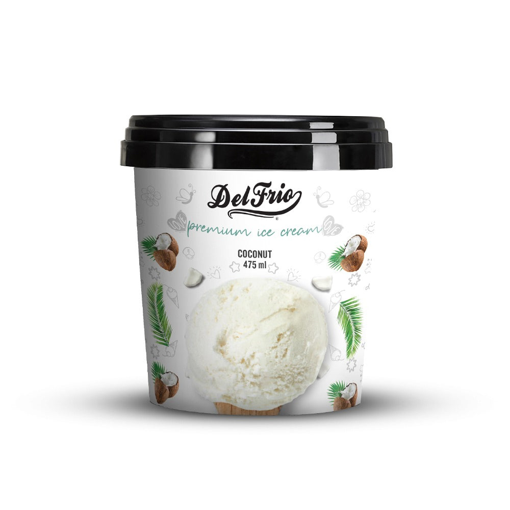 Del Frio Coconut Ice Cream 475ml