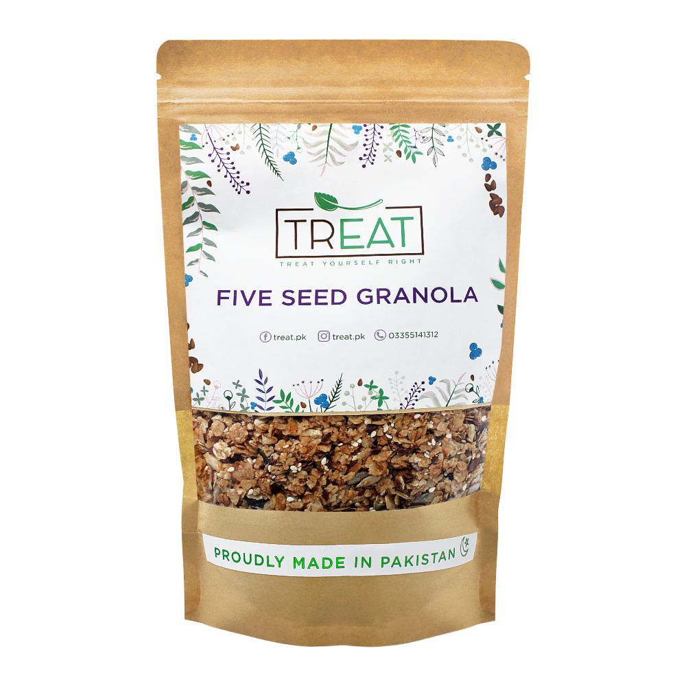 Treat Five Seed Granola 360g.