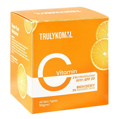Truly Komal Vitamin C Spf 20 2in1 Moisturiser 50g