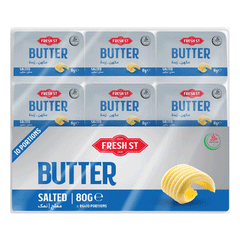 Fresh St Salted Butter 80g 8gx10