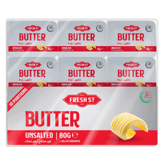 Fresh St Unsalted Butter 80g 8gx10