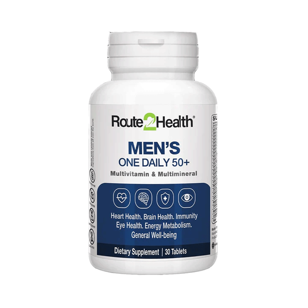 Route 2 Health Men's One Daily 50+ Tablets 30s