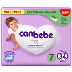 Canbebe Diapers 7 XXL 34`s