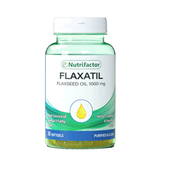 Nutrifactor Flaxatil Flax Seed Oil 1000mg Softgels 30s