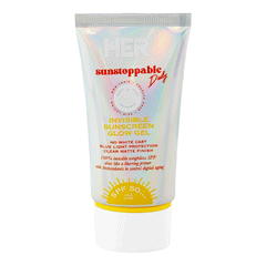 Her Beauty Invisible Sunscreen Spf 50 Glow Gel 50g