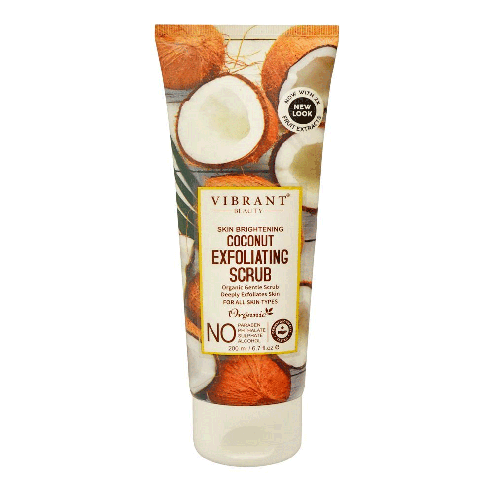 Vibrant Beauty Coconut Exfoliating Scrub 200ml