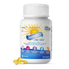 Sunny D Pro 10000 Bone Support 30s Softgels