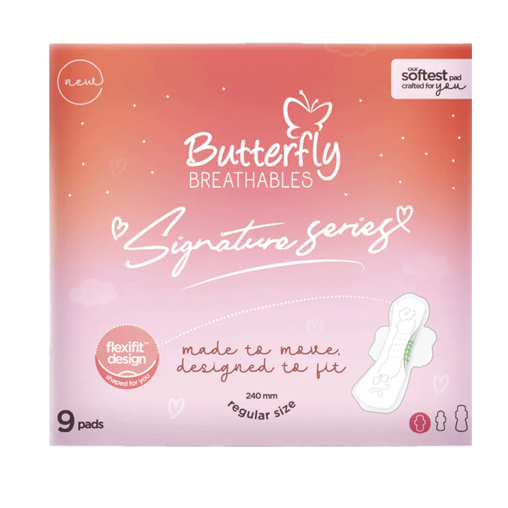 Butterfly Signature Series Regular Size 9 pads