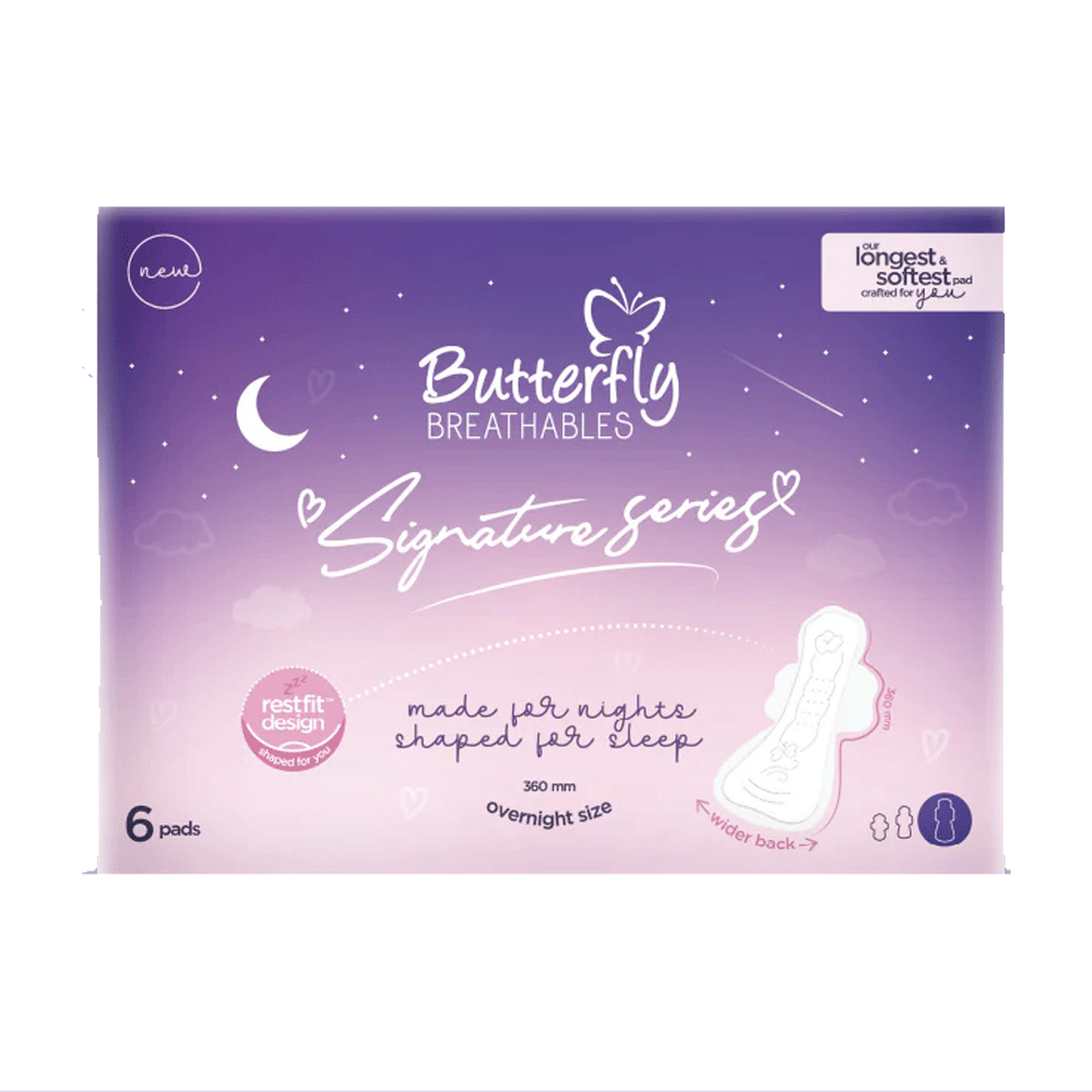 Butterfly Signature Series Overnight Size 6 pads