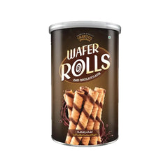 Snakitos Wafer Rolls Dark Chocolate Tin 80g