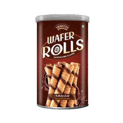 Snakitos Wafer Rolls Cappuccino Flavour Tin 80g